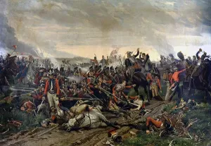 Battle Of Waterloo Prints: Waterloo Print - French Infantry Last Stand 1815