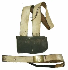 Cartridgebox And Waist belt Of A Soldier Print 3032490