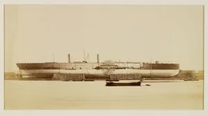 Isambard Kingdom Brunel Designs Prints: The Great Eastern, November 17th 1857 (albumen print from wet collodion negative)
