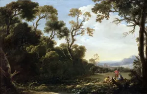 Fine Art Finder Print of Salvator Rosa's Wooded Landscape