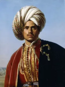 Fine Art Print: Ottoman Prince in Red and Gold