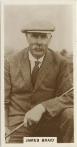 James Braid Golfer Prints: Portrait of James Braid, 1870-1950