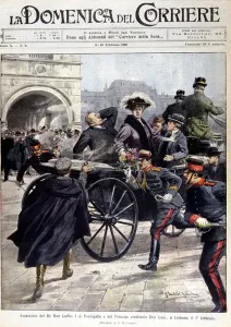Unknown Artist Prints: The Attack in Lisbon: Charles I Print, 1908