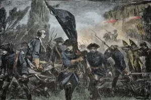 Charles XII of Sweden in Battle - Fine Art Print GIA4729220