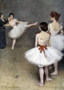 Classical Dance Print 1897 by Pierre Carrier Belleuse