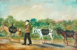 Coal Transportation Print, Shibden Valley, 1880