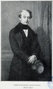 Prints of LSE4092369 Portrait of Joseph Eugène Schneider, in 'Les Etablissements Schneider - Economie sociale', Paris, imp. Lahure, 1912 Industrialist Prints: A 20th-century print of a portrait