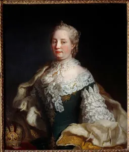 Unknown Artist Prints: Maria Theresa of Austria 18th Century Print