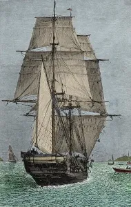 The Ship Beagle Print (1831-36)