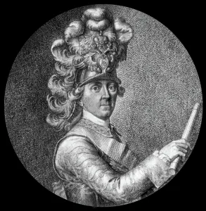 Russian Leader Prints: Alexei Orlov Print, Engraving of a Russian Navy Commandant