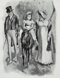 Prints of UIG1576063 Princess Victoria and her mother, 1828; (add.info.: Princess (later Queen) Victoria and her mother take a Donkey for a ride in Kensington Gardens, 1828.); Universal History Archive/UIG Kensington Gardens Prints: Princess Victoria and her mother, 1828 Print