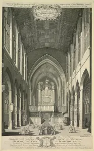 The Abbey-Church at Bath, 1750 British Library Print