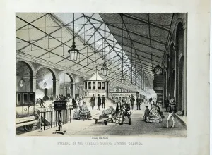Victorian Era Train Station Prints: 7424479