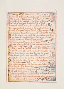 William Blake Print: Proverbs of Hell (1790-3)