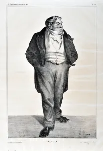 Artwork by Honore Daumier (1808-1879). Charivari dates from 1833 Artwork by Honore Daumier (1808-1879). Charivari dates from 1833