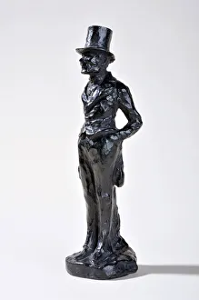 Artwork by Honore Daumier (1808-1879). The bourgeois who flats (dandy). LIBRARY OF THE ALCAZAR, MARSEILLE Artwork by Honore Daumier (1808-1879). The bourgeois who flats (dandy). LIBRARY OF THE ALCAZAR, MARSEILLE