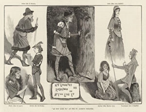 Audrey Gallery: 'As You Like It, 'at the St Jamess Theatre (engraving)