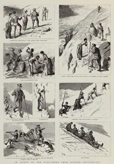 An Ascent of the Schilthorn from Murren, Switzerland (engraving) An Ascent of the Schilthorn from Murren, Switzerland (engraving)
