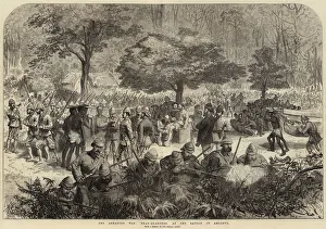 The Ashantee War, Head-Quarters at the Battle of Amoaful (engraving) The Ashantee War, Head-Quarters at the Battle of Amoaful (engraving)