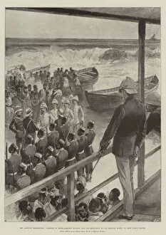 Cape Coast Castle Gallery: The Ashanti Expedition, landing of Rear-Admiral Rawson, and his Reception by Sir Francis Scott