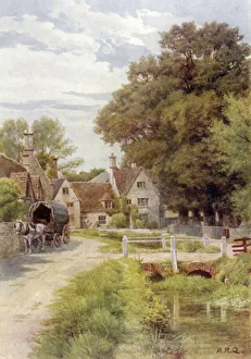 Ashton Keynes, the Infant Thames (colour litho) Ashton Keynes, the Infant Thames (colour litho)