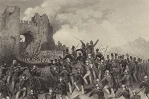 Assault of Delhi - capture of the Kashmiri Gate, 14 September 1857 (engraving) Assault of Delhi - capture of the Kashmiri Gate, 14 September 1857 (engraving)