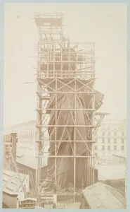 Assemblage of the Statue of Liberty, Paris, 1883 (b/w photo) Assemblage of the Statue of Liberty, Paris, 1883 (b/w photo)
