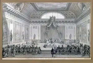 Assemblee des Notables Presided over by Louis XVI (1754093) 1787 (pen & ink on paper) Assemblee des Notables Presided over by Louis XVI (1754093) 1787 (pen & ink on paper)