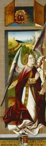 The Assumption of the Magdalen; and The Annunciation (tempera on panel) The Assumption of the Magdalen; and The Annunciation (tempera on panel)