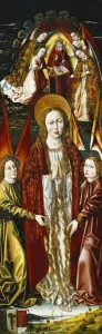 The Assumption of the Magdalen; and The Annunciation (tempera on panel) The Assumption of the Magdalen; and The Annunciation (tempera on panel)