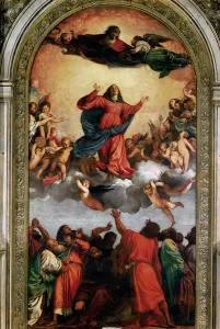 The Assumption of the Virgin, 1516-18 (oil on canvas) The Assumption of the Virgin, 1516-18 (oil on canvas)