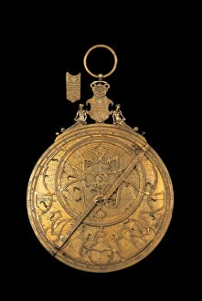 Louvain Gallery: Astrolabe, c.1570 (gilt brass)