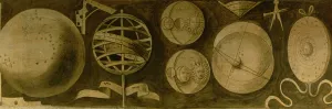 Astrology: Various Instruments and Diagrams (fresco) Astrology: Various Instruments and Diagrams (fresco)
