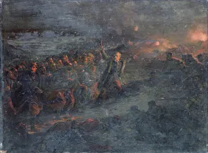 Crimean War Gallery: Attack on the Selinghinsk redoubt by General Monet, February 24, 1855, 1857 (oil on canvas)
