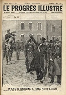 THE ATTENTION OF THE ARMEME BY THE CESARIANS: Arrest of Paul DEROULEDE THE ATTENTION OF THE ARMEME BY THE CESARIANS: Arrest of Paul DEROULEDE
