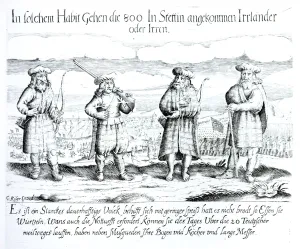 In Such Attire did 800 Irishmen (or Lunatics) Arrive in Stettin (engraving) In Such Attire did 800 Irishmen (or Lunatics) Arrive in Stettin (engraving)
