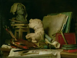 The Attributes of the Arts, 1769 (oil on canvas) The Attributes of the Arts, 1769 (oil on canvas)