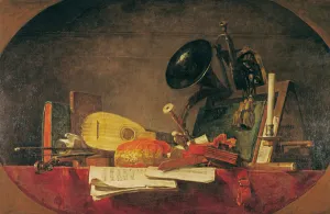 The Attributes of Music, 1765 (oil on canvas) The Attributes of Music, 1765 (oil on canvas)
