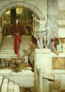 After the Audience, 1879 (oil on panel) After the Audience, 1879 (oil on panel)