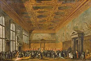Audience Granted by the Doge of Venice in the College Room of Doges Palace, c Audience Granted by the Doge of Venice in the College Room of Doges Palace, c