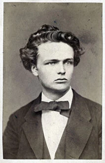 August Strindberg (1849-1912) par Hansen, Mathias, 1870 - Photograph - Kungliga biblioteket, Stockholm