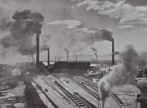Australia: Broken Hill Proprietary Company's Smelters at Port Pirie, South Australia (b/w photo) Australia: Broken Hill Proprietary Company's Smelters at Port Pirie, South Australia (b/w photo)