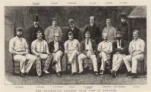 The Australian cricket team now in England (engraving) The Australian cricket team now in England (engraving)