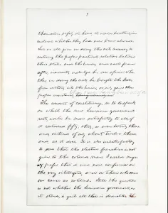 Autograph manuscript of Lincoln's last address as President, delivered in Washinton Autograph manuscript of Lincoln's last address as President, delivered in Washinton