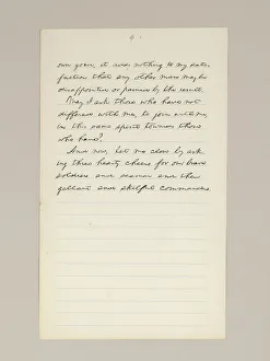 Autograph manuscript of Lincoln's election victory speech as President Autograph manuscript of Lincoln's election victory speech as President