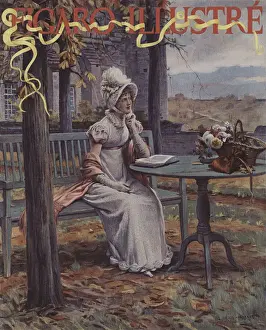 Automne (Autumn). Cover of Le Figaro Illustre, November 1894 (chromotypograph) Automne (Autumn). Cover of Le Figaro Illustre, November 1894 (chromotypograph)
