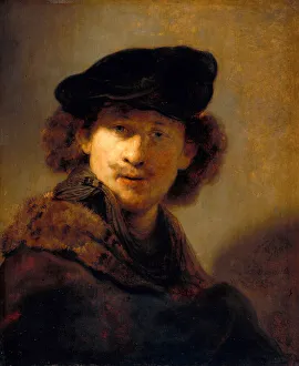 'Autoportrait au beret de velours (Self-Portrait with Velvet Beret 'Autoportrait au beret de velours (Self-Portrait with Velvet Beret