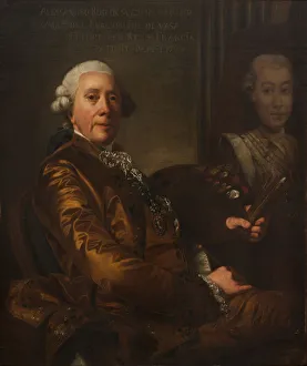 Autoportrait - Self-Portrait, by Roslin, Alexander (Alexandre) (1718-1793). Oil on canvas Autoportrait - Self-Portrait, by Roslin, Alexander (Alexandre) (1718-1793). Oil on canvas