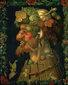 Barrel Gallery: Autumn, from a series depicting the four seasons, commissioned by Emperor Maximilian II