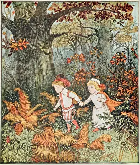Babes in the Wood (2 children walking in the wood) Babes in the Wood (2 children walking in the wood)